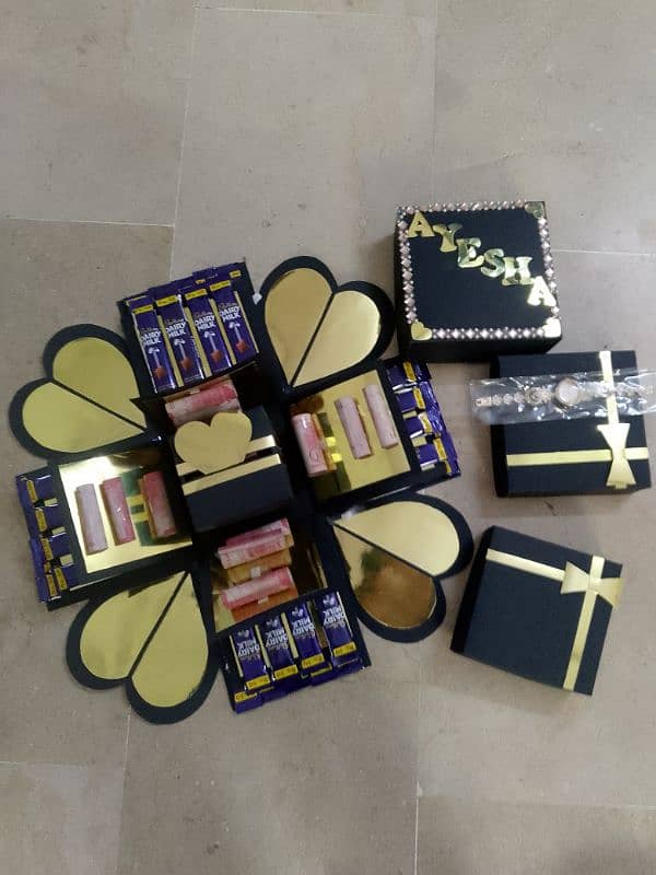 chocolate gift box, explosion surprise gift,for birthday anniversary 0