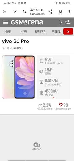 vivo s1 pro for sale