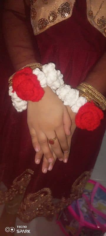 hand made crochet kangan. . . all size available. . order now 4