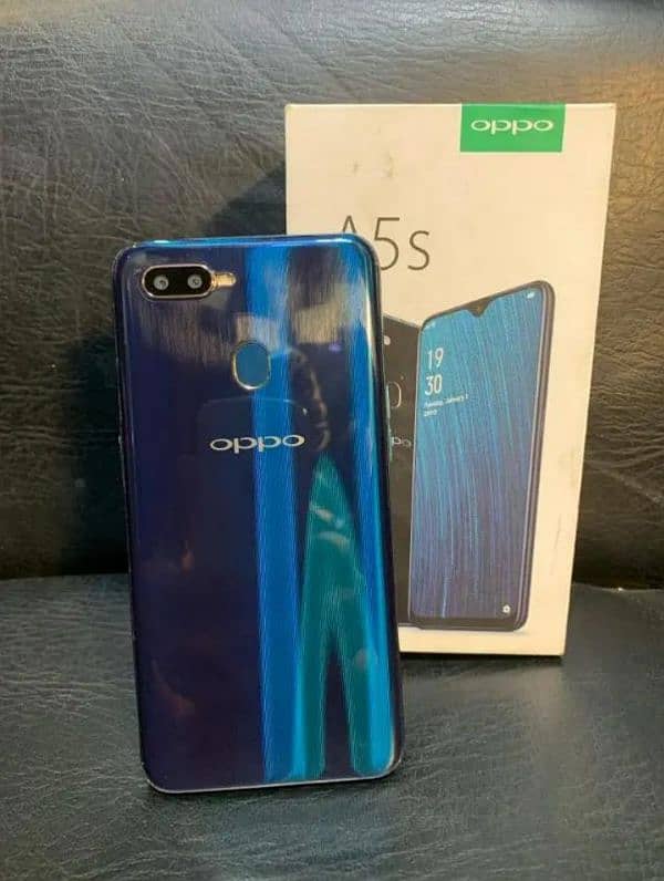 Oppo A5s pack set Complete box charger 5