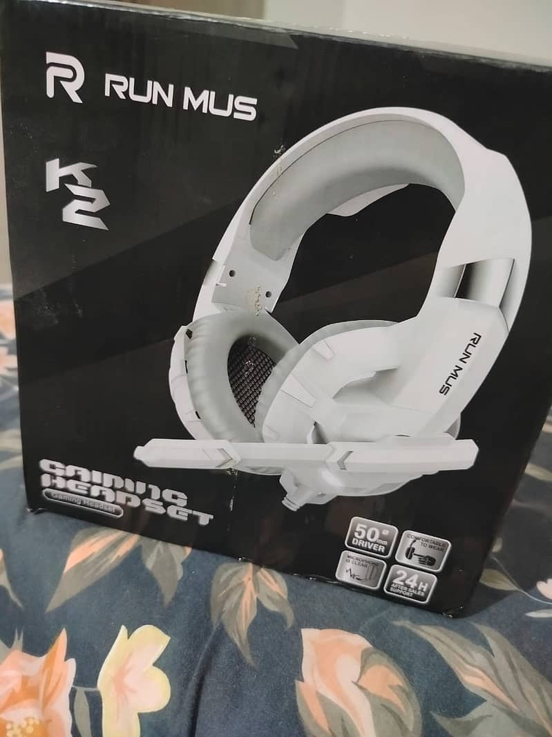 RUNMUS K2 Gaming Headset, Gaming Headphone 2