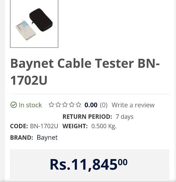 Remote control Tester BN-1702U 1