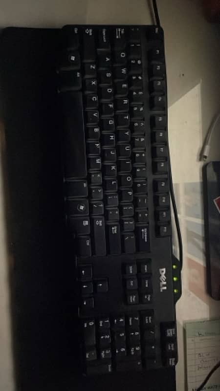 LOGITECH MOUSE AND DELL KEYBOARD COMBO FOR GAMING AND OFFICE USE 0