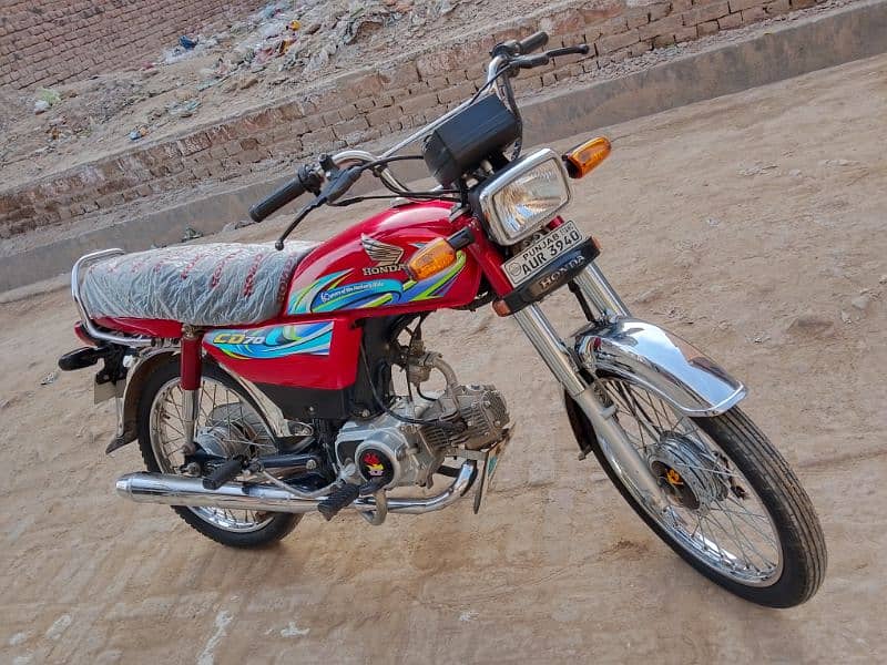 Honda CD 70 motorcycle for sale model 2023/24 03708340134/03290347338 15