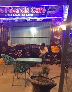 Outdoor Café for Sale – Prime Location on Main 6th Road