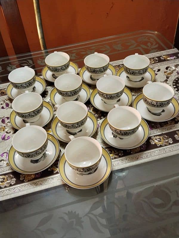 Brand New Set of 12 Teacups for Sale! 0