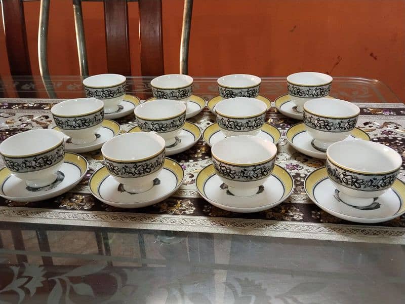 Brand New Set of 12 Teacups for Sale! 8