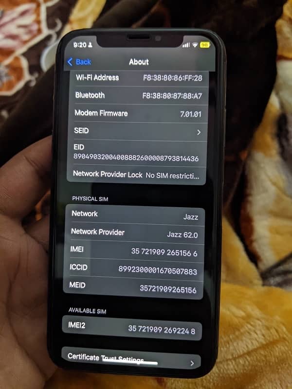 iPhone xs 64gb PTA Approved 11