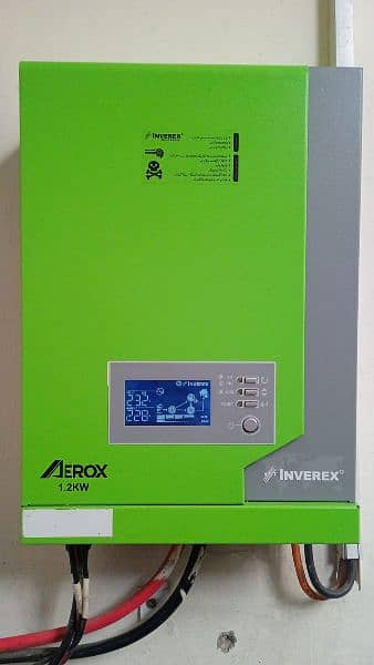 Solar inverter with panels and battery 0