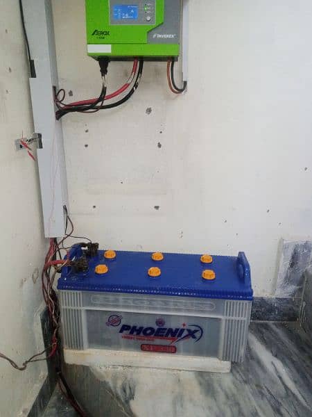 Solar inverter with panels and battery 8