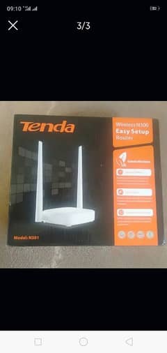 Tenda wireless internet Router. slightly used for 2 months.