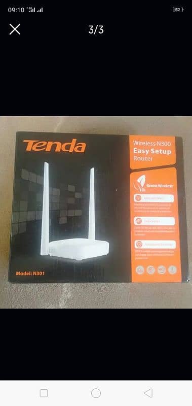 Tenda wireless internet Router. slightly used for 2 months. 0