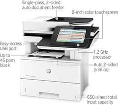 HP laserjet printer machine all in one 527 for sale