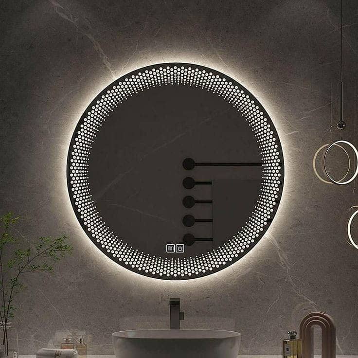 Wall Mirror | Decorative Wall Mirror | Round Wall Mirror | LED Wall 3