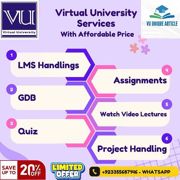 Virtual University Paid Services. 0