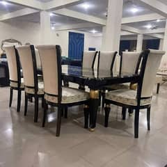 dining table, wooden dining table,High gloss polish dining table,