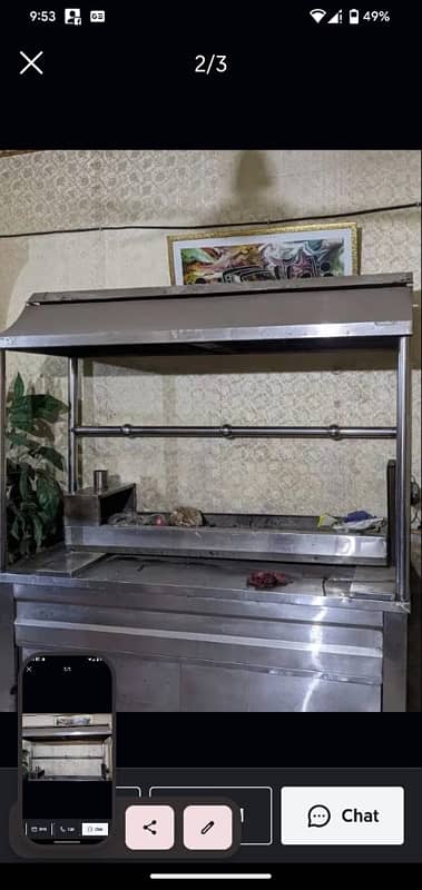 BBQ complete setup for sale pehly prh lein 1