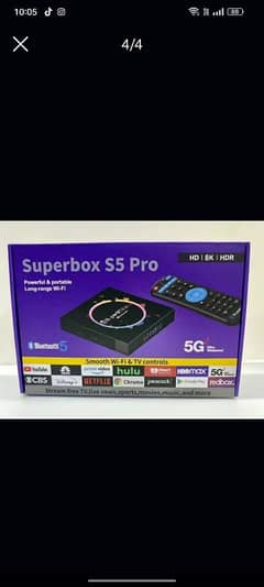 Android Box Superbox S5 Pro For Sell Only 1 Month Used