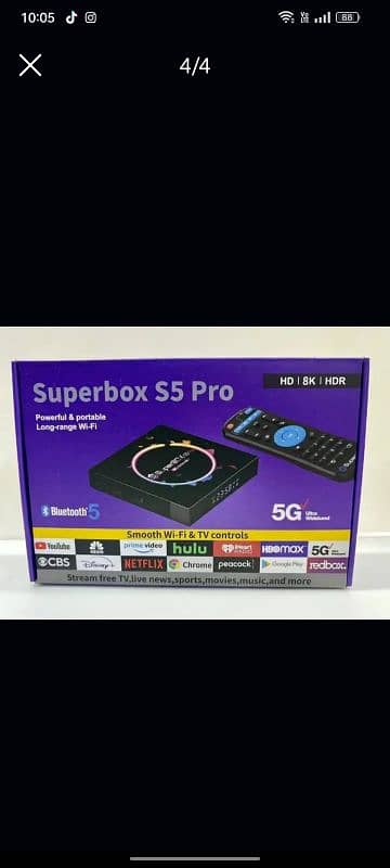 Android Box Superbox S5 Pro For Sell Only 1 Month Used 0