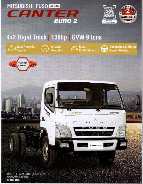 Mitsubishi Fuso Canter 9ton - New Euro 2 - 4×2 Rigid Truck 9