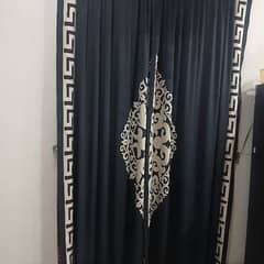 Fancy curtains with motive