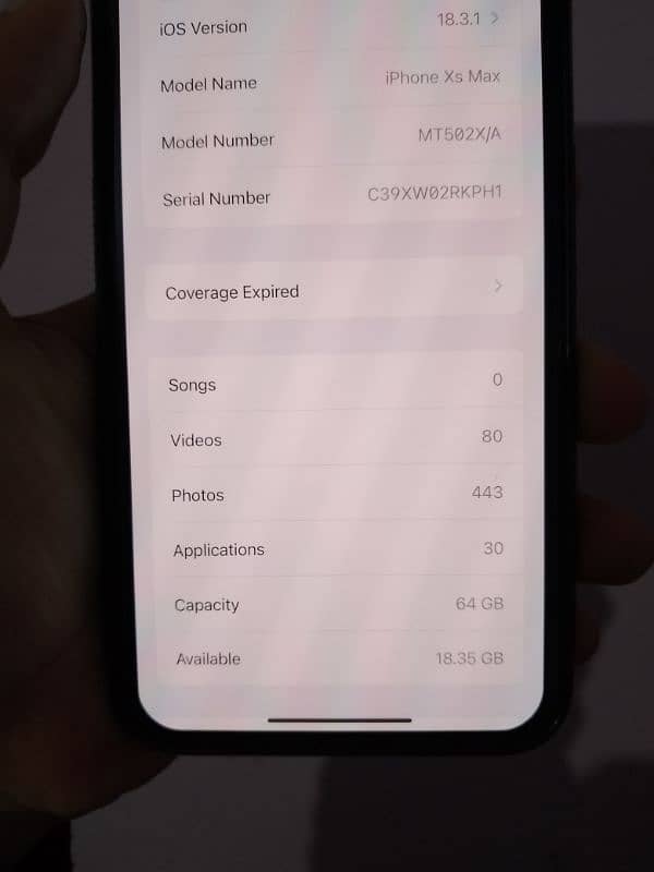 iPhone Xs Max PTA Approved Waterpack 1