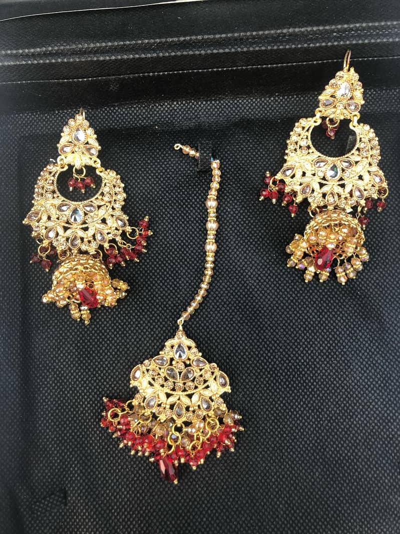 Top Quality Red Artificial Jewellery Set| Casting Jewelley 3