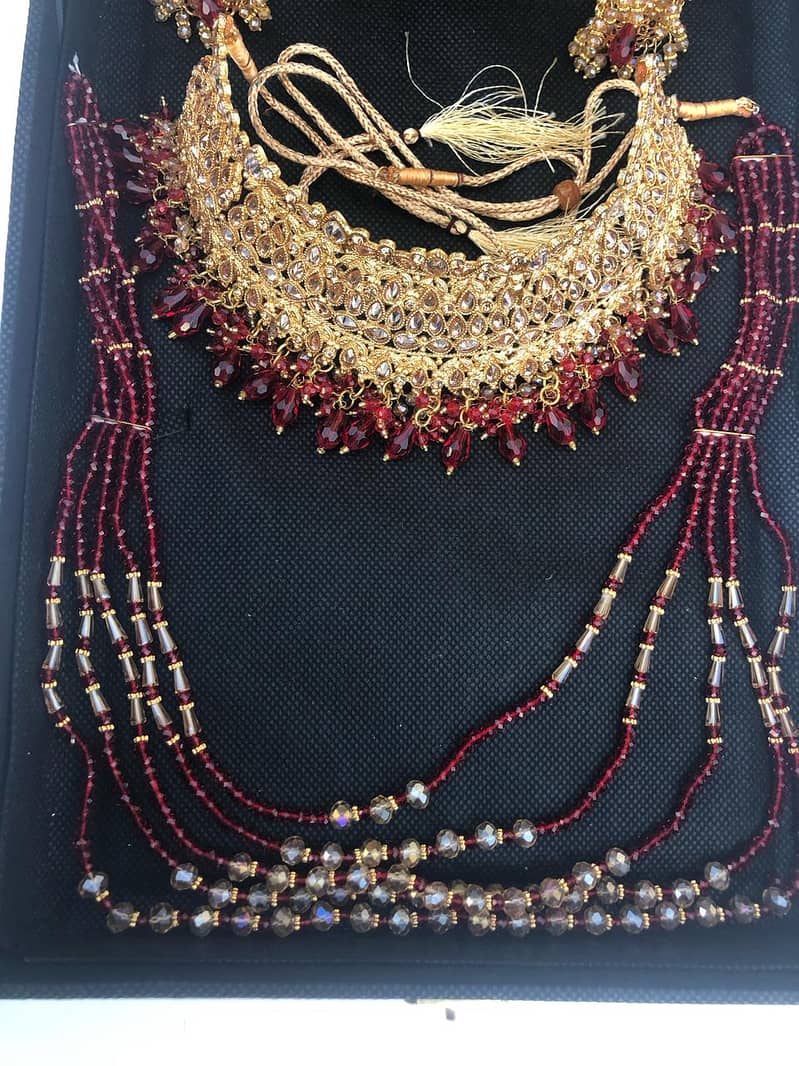 Top Quality Red Artificial Jewellery Set| Casting Jewelley 5