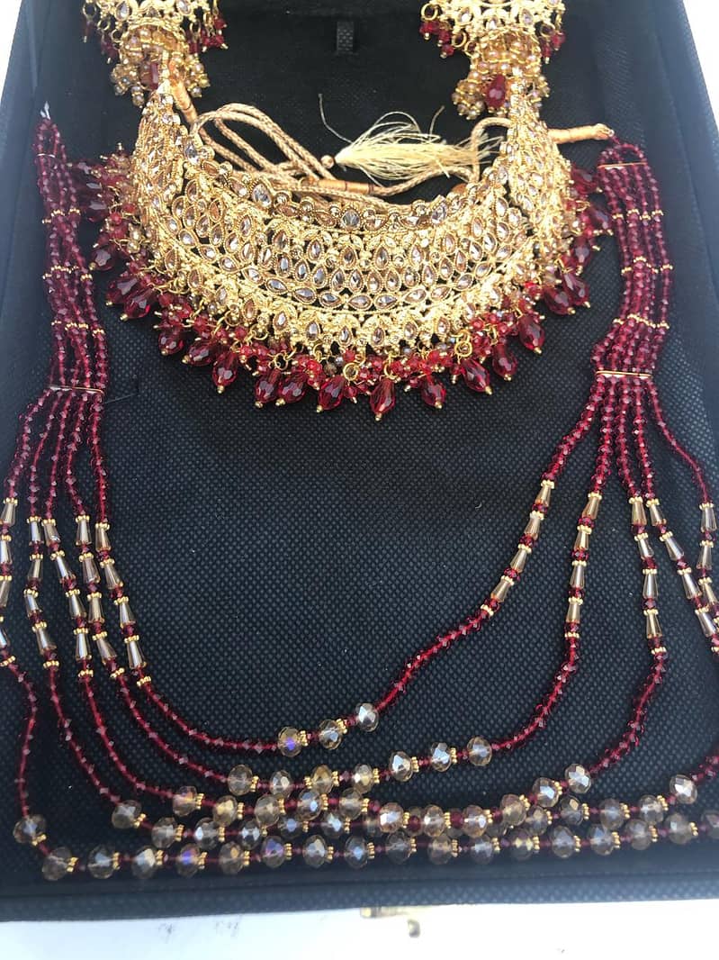 Top Quality Red Artificial Jewellery Set| Casting Jewelley 7