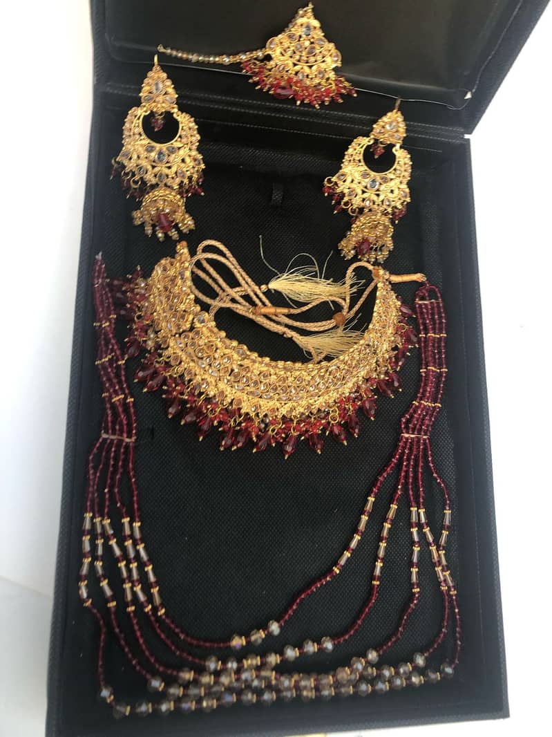 Top Quality Red Artificial Jewellery Set| Casting Jewelley 10