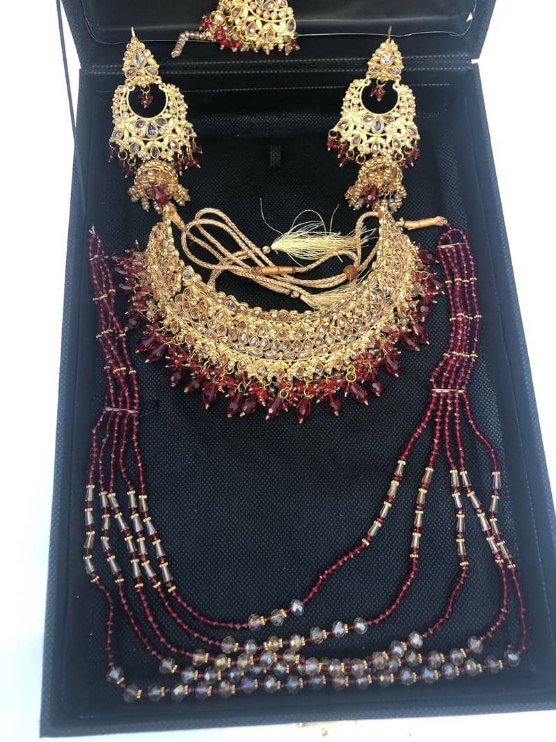 Top Quality Red Artificial Jewellery Set| Casting Jewelley 13