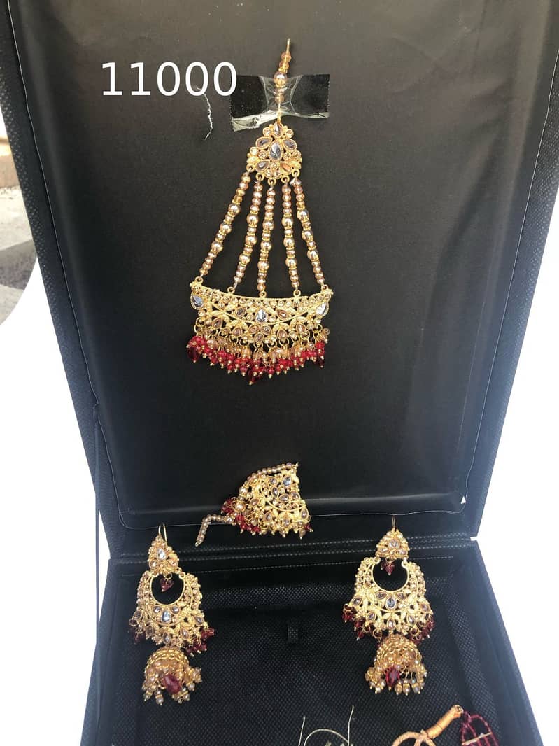 Top Quality Red Artificial Jewellery Set| Casting Jewelley 14