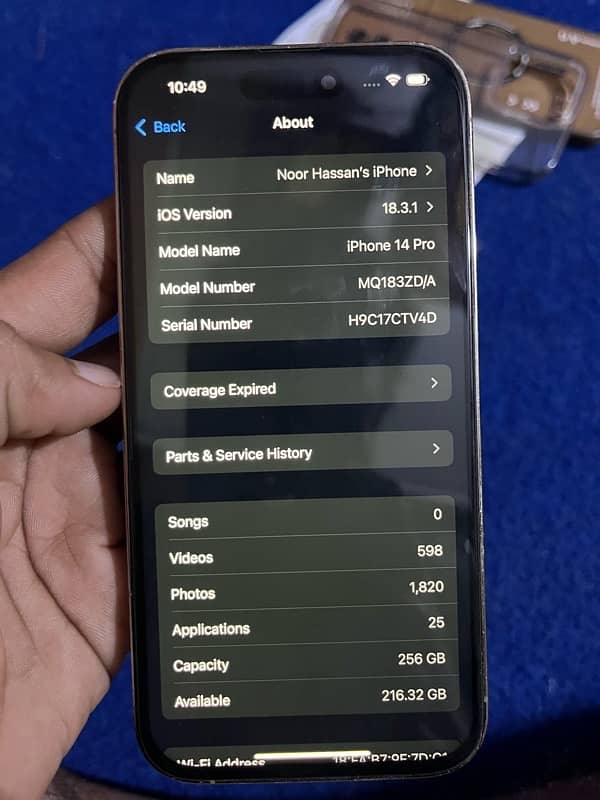 iPhone 14 Pro 256 GB Factory unlock 6