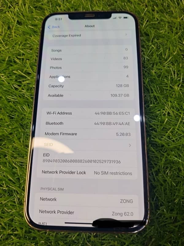 iPhone 12 Pro Max PTA approved 128gb 7