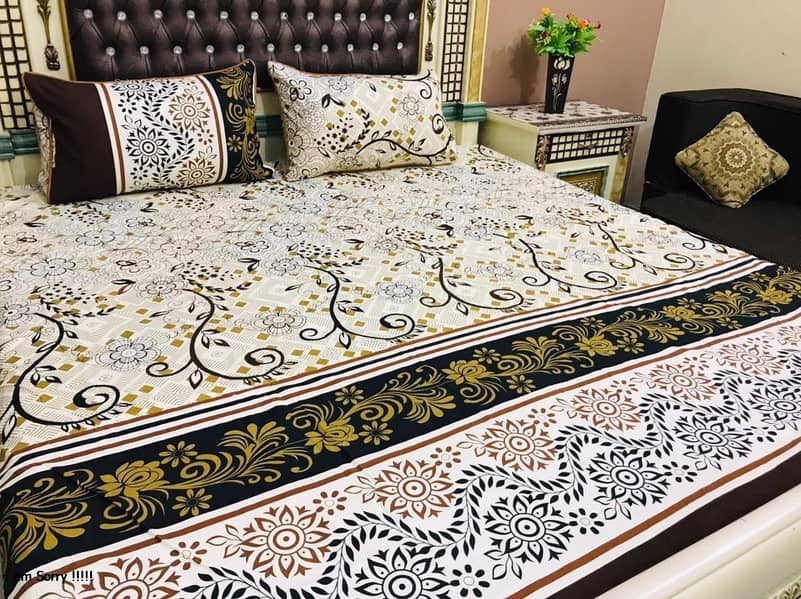 3D-Crystal cotton Bedsheets* 03017186072 call us for order 1