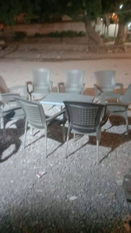 Chai set-up with chairs for sale 18