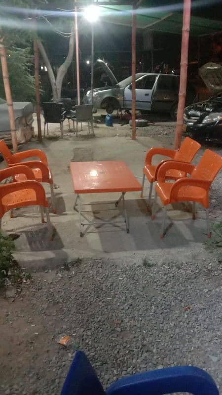 Chai set-up with chairs for sale 19