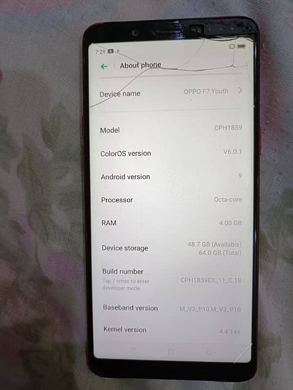 Oppo F7 Youth in good condition 0