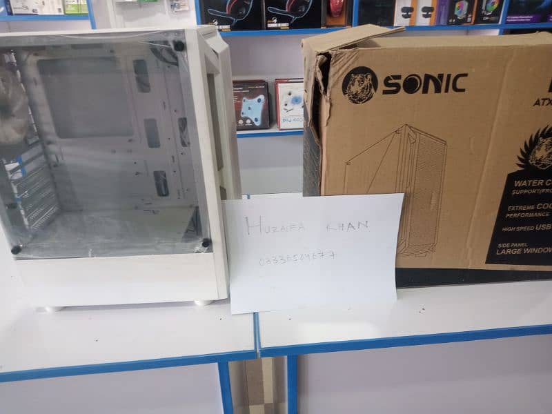 SONIC R19 GAMING CASE WITH 4 ARGB FANS 0