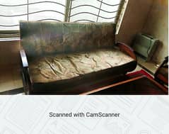 5 seater (3+1+1)  sofa set used