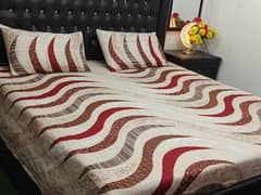 Multicolor Printed Bed sheets, 3pc