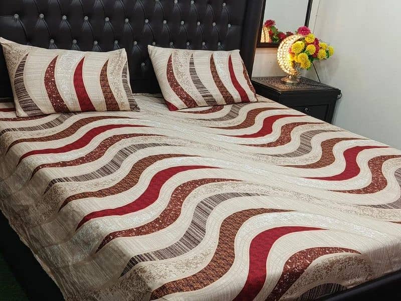 Multicolor Printed Bed sheets, 3pc 0