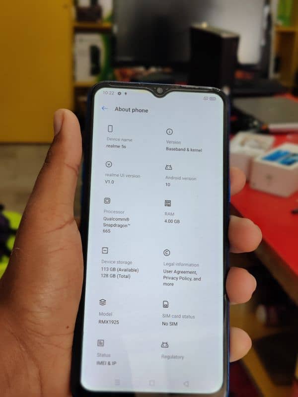 realme 5s 4/128gb 10