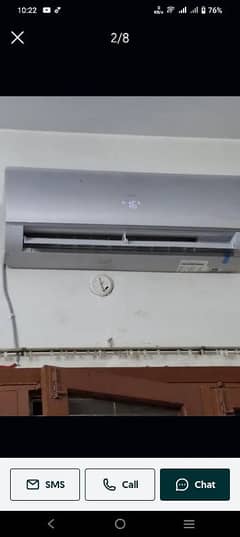 Haier 1.5 ton DC inverter heat and cool