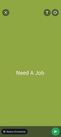 Need a job very urgent and must in pindi islamabad