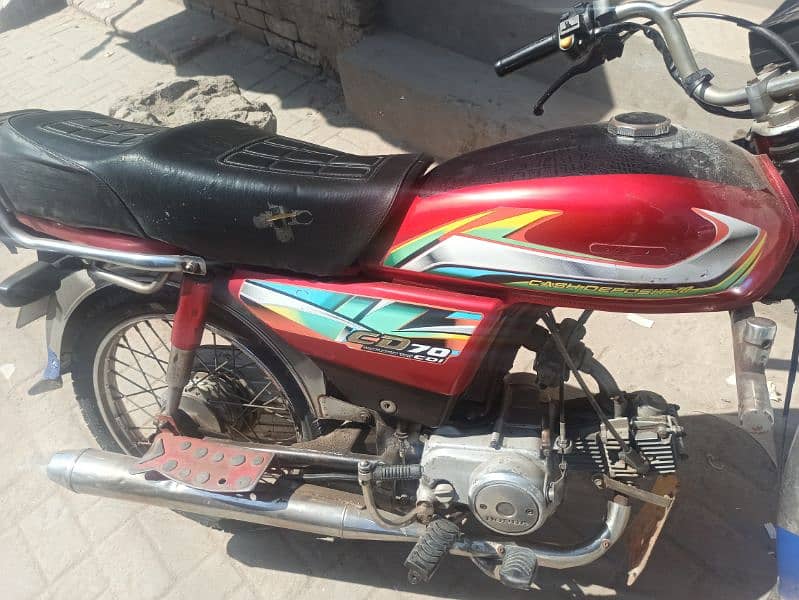 honda 70cd 2012 model engine all ok 4