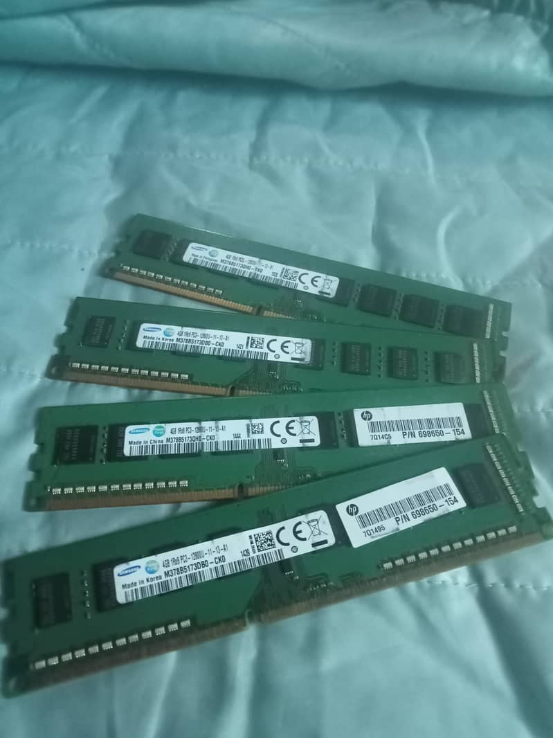 Samsung 4gb ddr3 rams 4