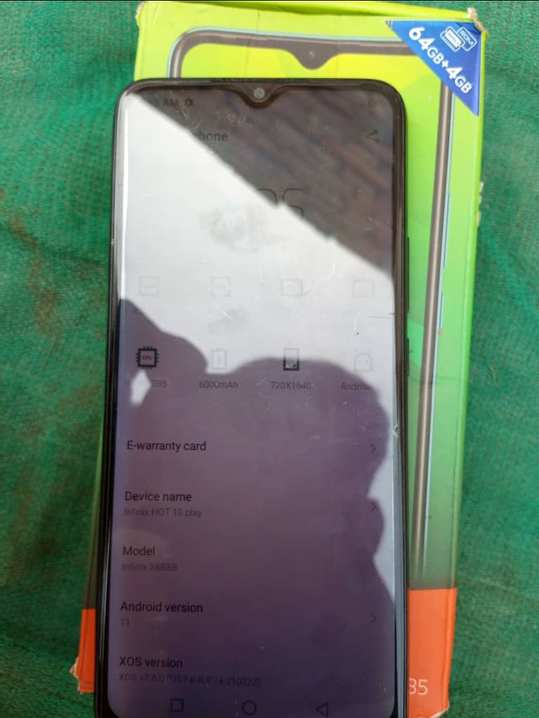 Infinix Hot 10 play 10 by 10 condition 03460267786 1