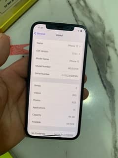 iphone 12 - nonByPasss Orignal- 64 GB Black Colour 86 Health