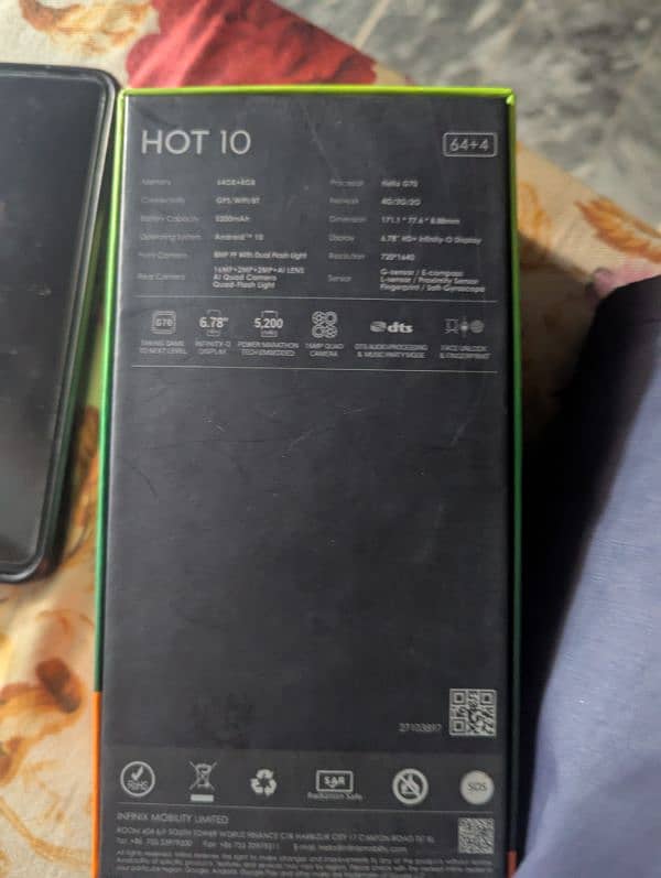 Infinix hot 10play 4 64 0